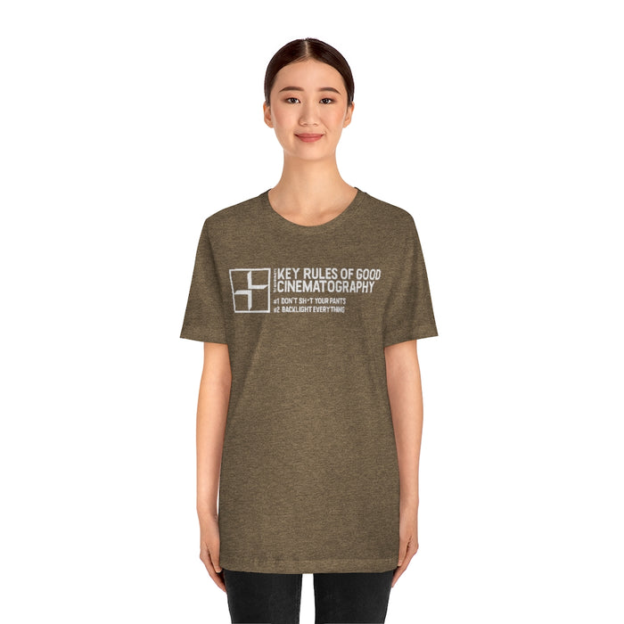"Rules of Cinematography" Tee - Voice and Video Sales