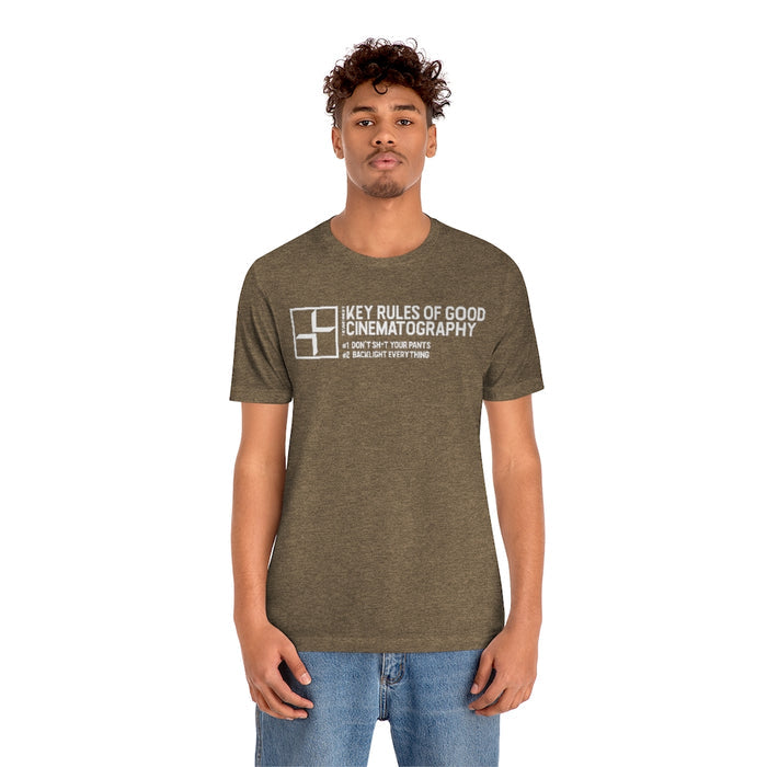"Rules of Cinematography" Tee - Voice and Video Sales