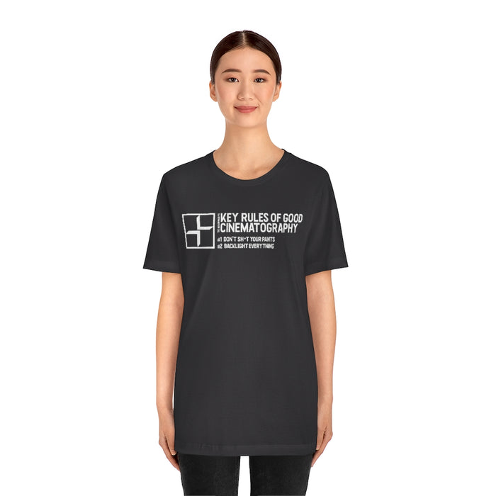 "Rules of Cinematography" Tee - Voice and Video Sales