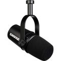 Shure MV7-K Podcast Microphone (Black) - Voice and Video Sales