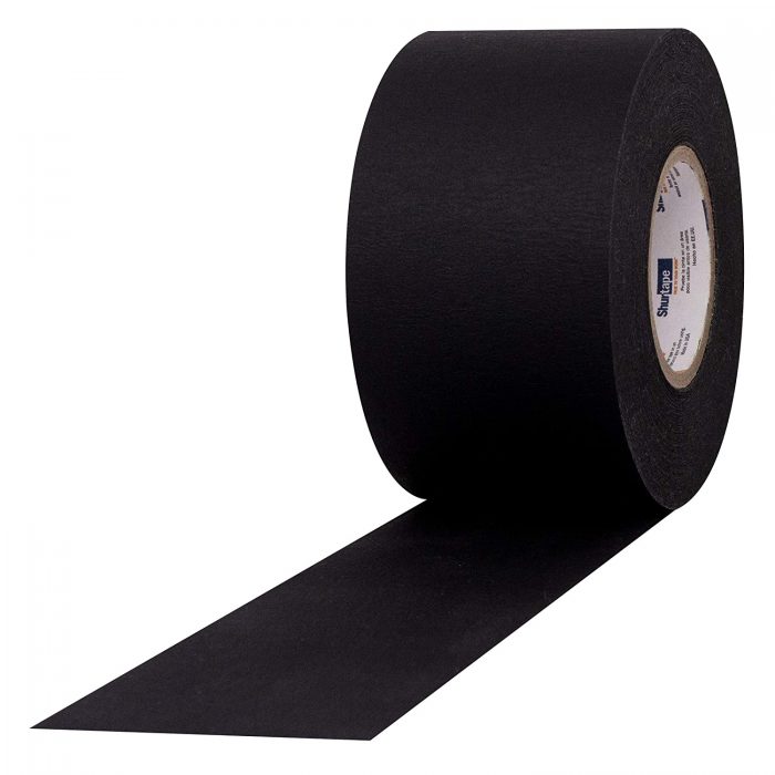 Shurtape 2" Masking Paper Photo Tape - Matte Black - Voice and Video Sales