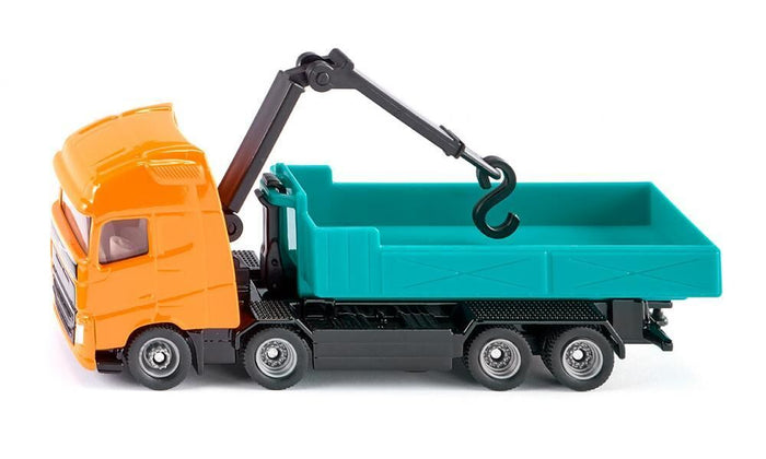 Siku - Volvo Truck with Hooklift and Crane