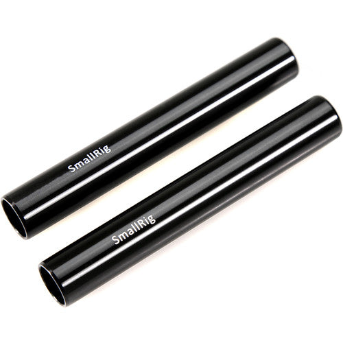SmallRig 15mm Aluminum Rod (Pair, Black, 4")**USED**