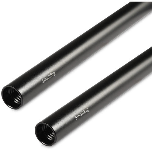 SmallRig 15mm Black Aluminum Alloy Rod Pair 4", 6", 8", 10", 12", 16", 18" - Voice and Video Sales