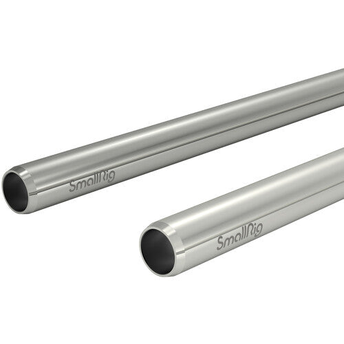 SmallRig 15mm Stainless Steel Rods Pair 8", 12", 16" - Voice and Video Sales