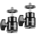 SmallRig Camera Hot Shoe Mount with 1/4"-20 Screw Ball Head (2-Pack) 2059 - Voice and Video Sales