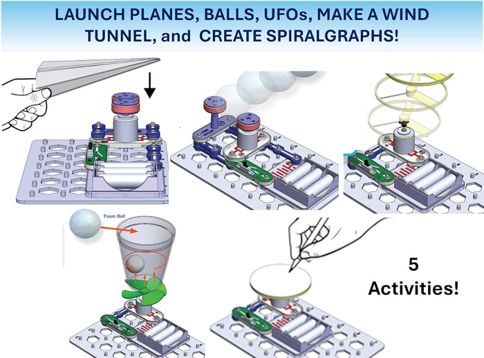 Snap Circuit -Flight Deck Paper Planes