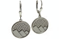 Sterling Silver Dangle Mountain Range Earrings