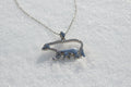 Sterling Silver Mama Bear Necklace