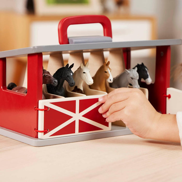 Terra -  Carry and Go Wooden Horse Stables