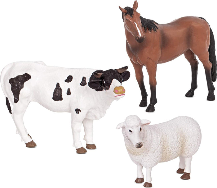 Terra - Farm Animals (3) Bull, Sheep, Horse