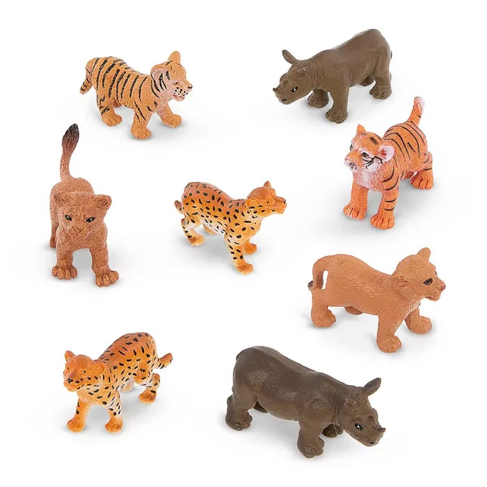 Terra 24 - Wildlife Babies Set Tube 8pc