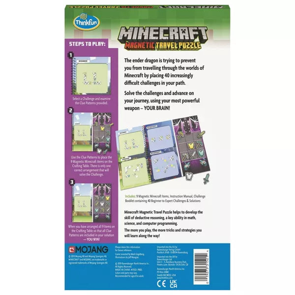 ThinkFun - Minecraft Magnetic Travel Puzzle