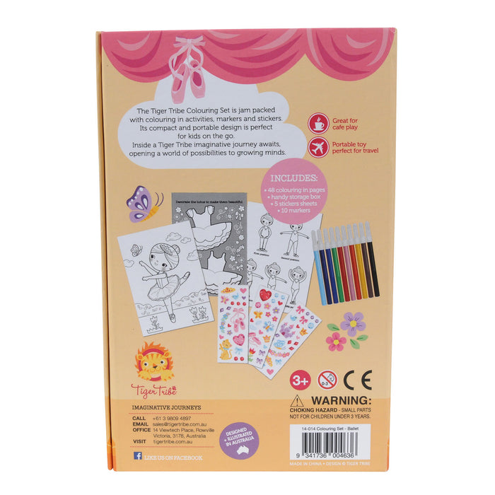 Tiger Tribe - Colouring Set Ballet 3+