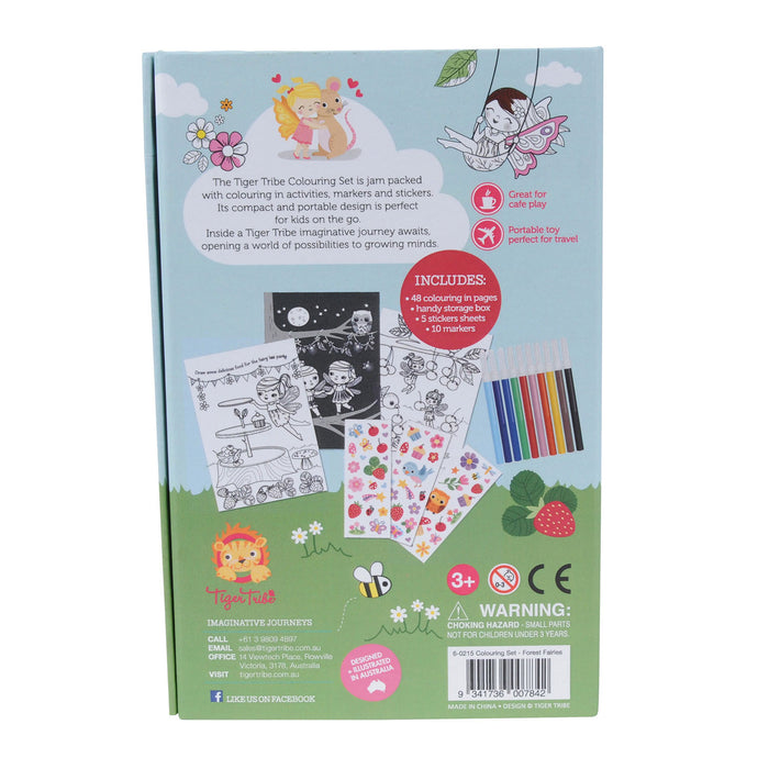 Tiger Tribe - Colouring Set Forest Fairies 3+