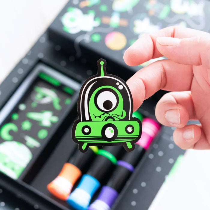 Tiger Tribe - Colouring Set Neon Outer Space