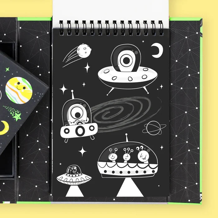 Tiger Tribe - Colouring Set Neon Outer Space