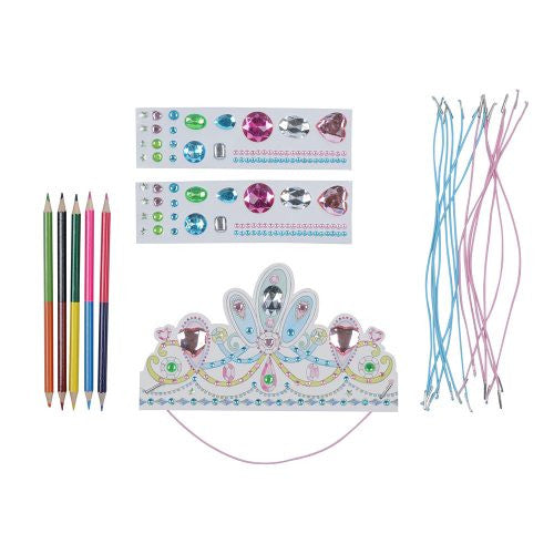 Tiger Tribe - Paper Crowns - Princess Gems Kids Play Set