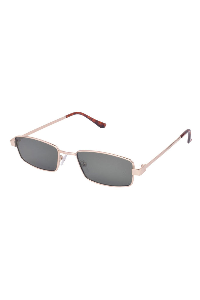 Sunglasses with  gold frame