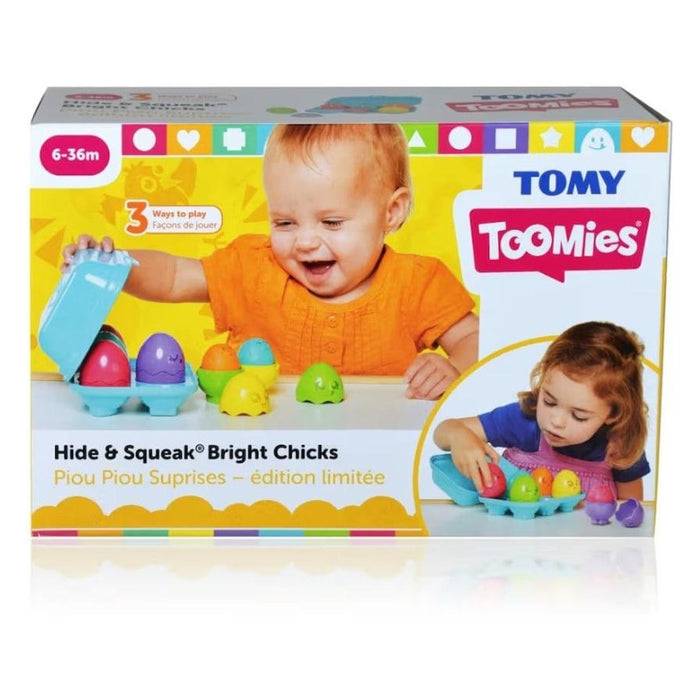 Tomy - Hide & Squeak Bright Chick eggs