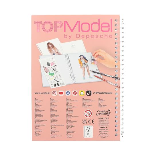 TOPModel - Pocket Colouring Book