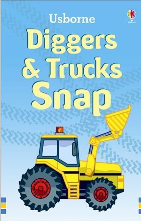 Usborne - Snap Cards - Diggers And Trucks