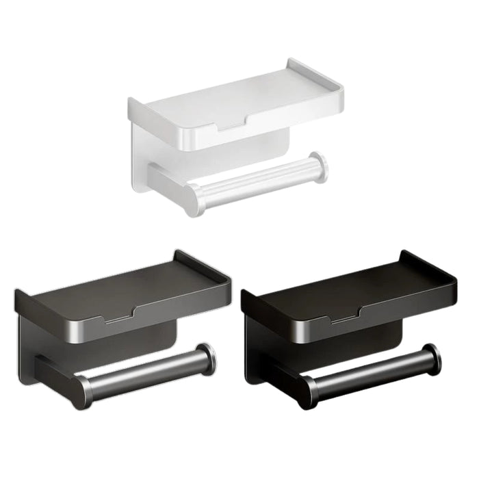 Aluminum Alloy Wall-Mounted Toilet Paper Holder