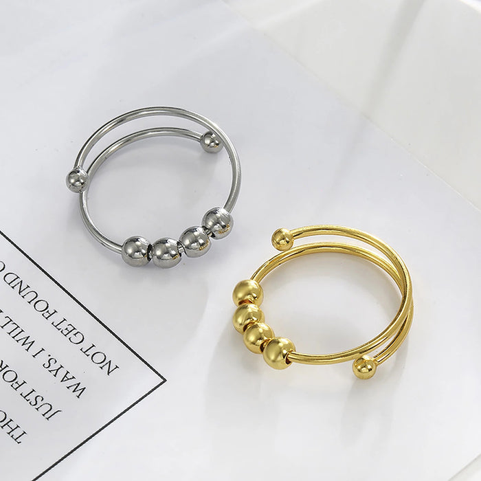 Willow + Wren Adjustable Anxiety Ring