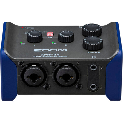 Zoom AMS-24 2x4 USB Audio Interface for Music and Streaming - Voice and Video Sales
