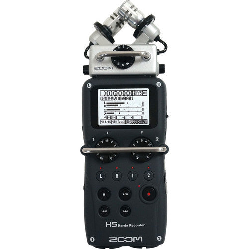 Zoom H5 4-Input / 4-Track Portable Handy Recorder with Interchangeable X/Y Mic Capsule - Voice and Video Sales